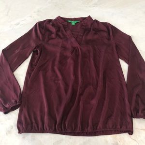 Burgundy Blouse
